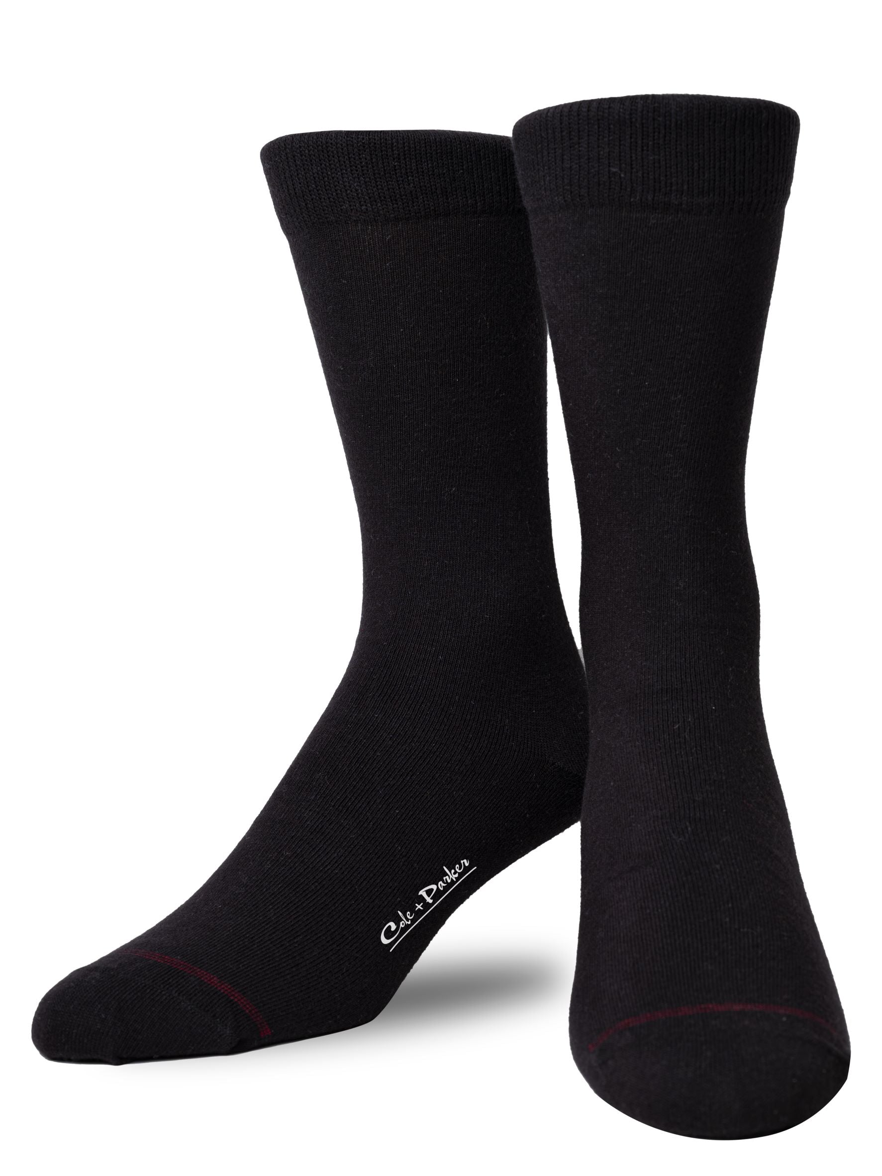 Premium Black Crew Socks