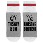 Load image into Gallery viewer, This Guy is one Awesome Boryfriend Socks
