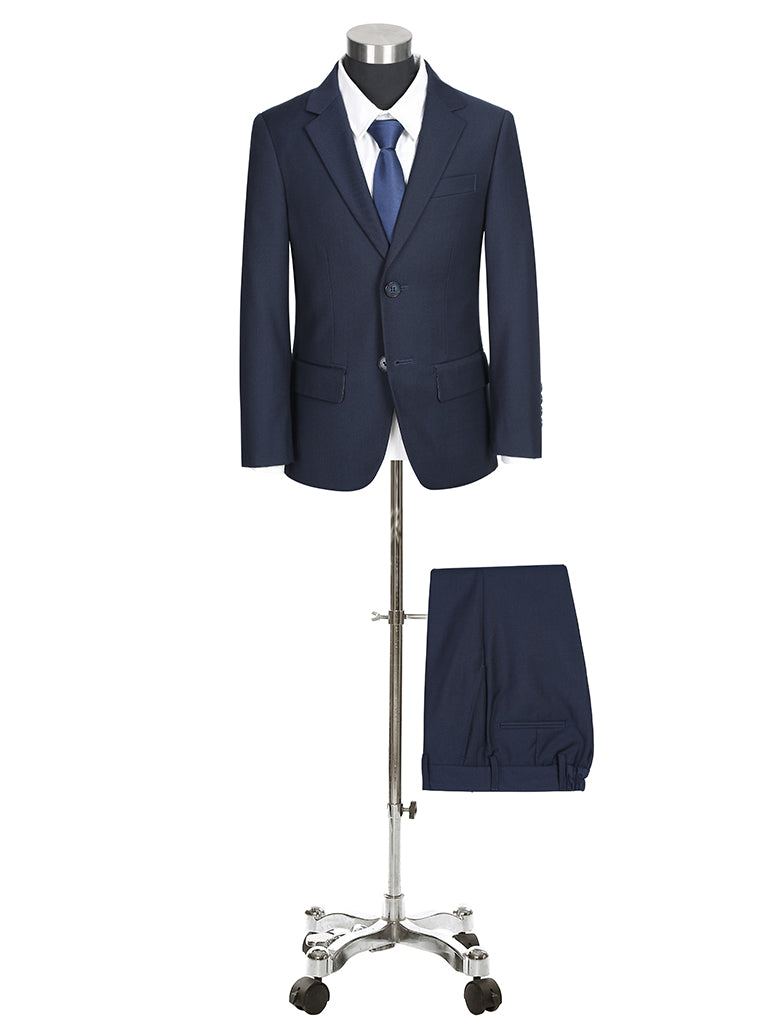 Royal Blue Single Breasted, Notch Lapel 2 Piece Slim Fit Suit