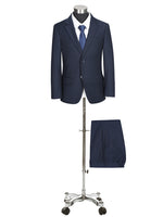 Charger l&#39;image dans la galerie, Royal Blue Single Breasted, Notch Lapel 2 Piece Slim Fit Suit
