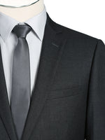 Load image into Gallery viewer, Charcoal Single Breasted, Notch Lapel Slim Fit Suit
