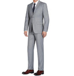 Load image into Gallery viewer, Light Grey Single Breasted, Notch Lapel Slim Fit Suit
