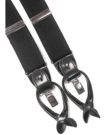 Black Convertible 1-1/2" Suspenders