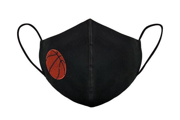 Black Embroidered Non-Medical Sports Masks