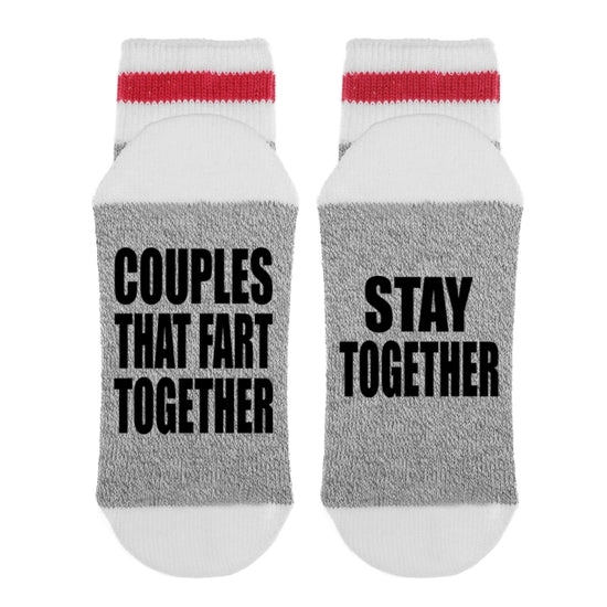 Couples that fart together Lumberjack Socks 