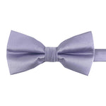 Load image into Gallery viewer, Pre-tied Solid Satin  Light Lilac Bow Tie 
