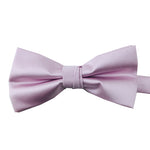 Load image into Gallery viewer, Pre-tied Solid Satin Blush Bow Tie 

