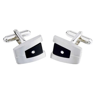 Polished Silver Plated Cufflinks