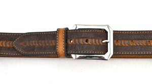 Tan/Brown Designer Belt