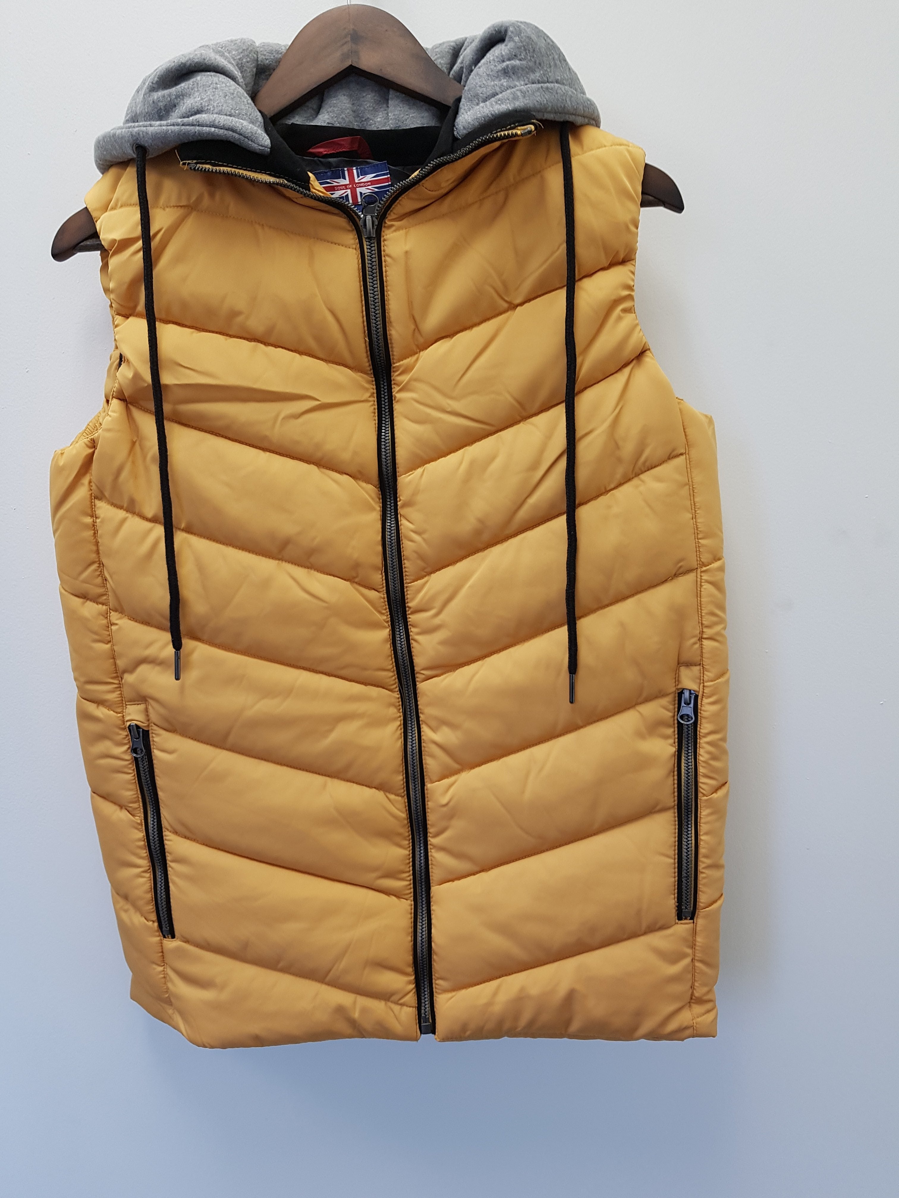 Sleeveless Quilted Pattern Vest Sport Jacket