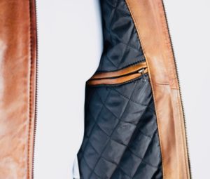 Men's Brown Genuine Leather Jacket