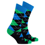 Load image into Gallery viewer, Island Green Argyle Socks 
