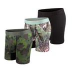 Load image into Gallery viewer, Men&#39;s Journey Boxer Brief - Multi-Packs - Camo/Tropic/Obsidian
