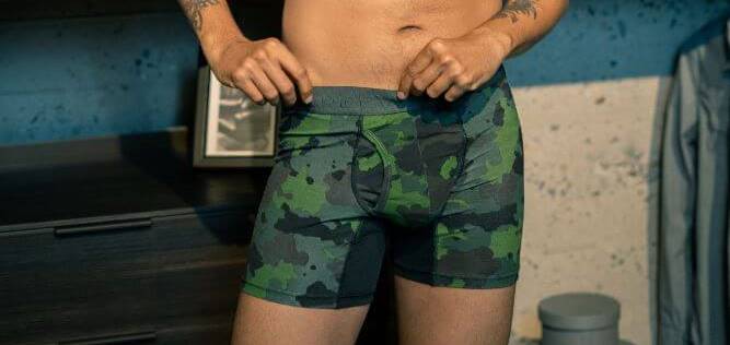 Camouflage Green Jourey Boxer Brief - Camo