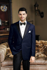 Charger l&#39;image dans la galerie, &quot;Liam&quot; Slim Fit Velvet Dinner Jacket
