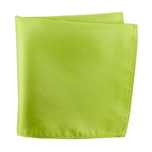 Lime 100% Microfiber Pocket Square. Matching Tie or Bow Tie is available.