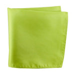 Load image into Gallery viewer, Lime 100% Microfiber Pocket Square. Matching Tie or Bow Tie is available.
