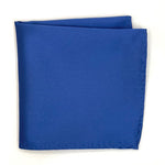 Load image into Gallery viewer, Mid Blue 100% Microfiber Pocket Square. Matching Tie or Bow Tie is available.

