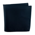 Load image into Gallery viewer, Black 100% Microfiber Pocket Square. Matching Tie or Bow Tie is available.
