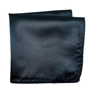 Charcoal 100% Microfiber Pocket Square. Matching Tie or Bow Tie is available.