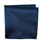 Load image into Gallery viewer, Navy  100% Microfiber Pocket Square. Matching Tie or Bow Tie  is available. 

