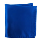 Load image into Gallery viewer, Royal Blue 100% Microfiber Pocket Square. Matching Tie or Bow Tie  is available. 
