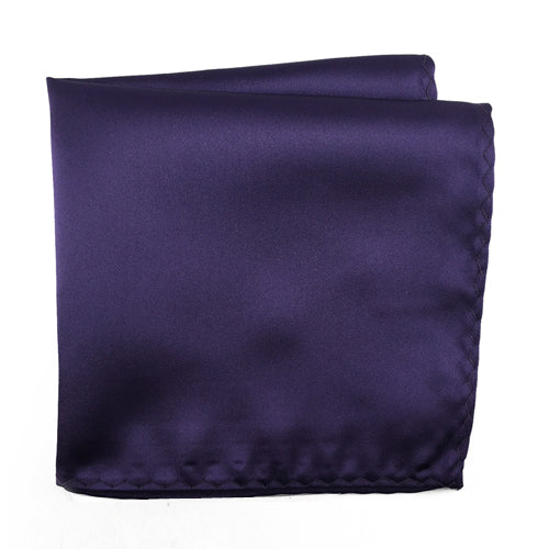 Purple 100% Microfiber Pocket Square. Matching Tie or Bow Tie  is available. 