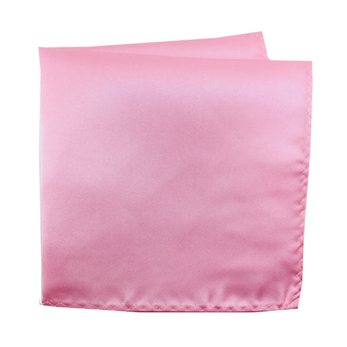 Light Pink 100% Microfiber Pocket Square. Matching Tie or Bow Tie is available.