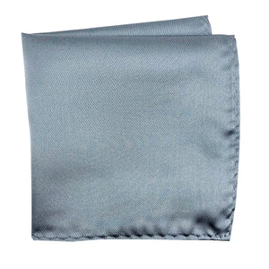 Gray 100% Microfiber Pocket Square. Matching Tie or Bow Tie is available. 