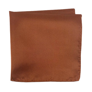 Bronze 100% Microfiber Pocket Square. Matching Tie or Bow Tie is available.