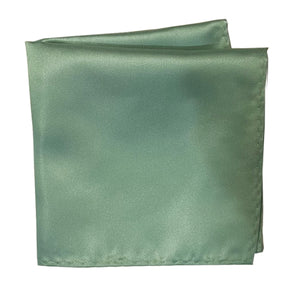 Sage Green 100% Microfiber Pocket Square. Matching Tie or Bow Tie  is available. 