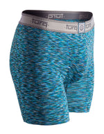 Charger l'image dans la galerie, Blue Rengade Ocean Boxer Briefs with contrasting Grey Waistband and TURQ Logo
