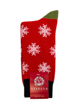 Load image into Gallery viewer, Men’s Viyella Snowflake X-MAS Sock
