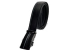 Load image into Gallery viewer, Black Genuine Leather Belt with Locking Buckle
